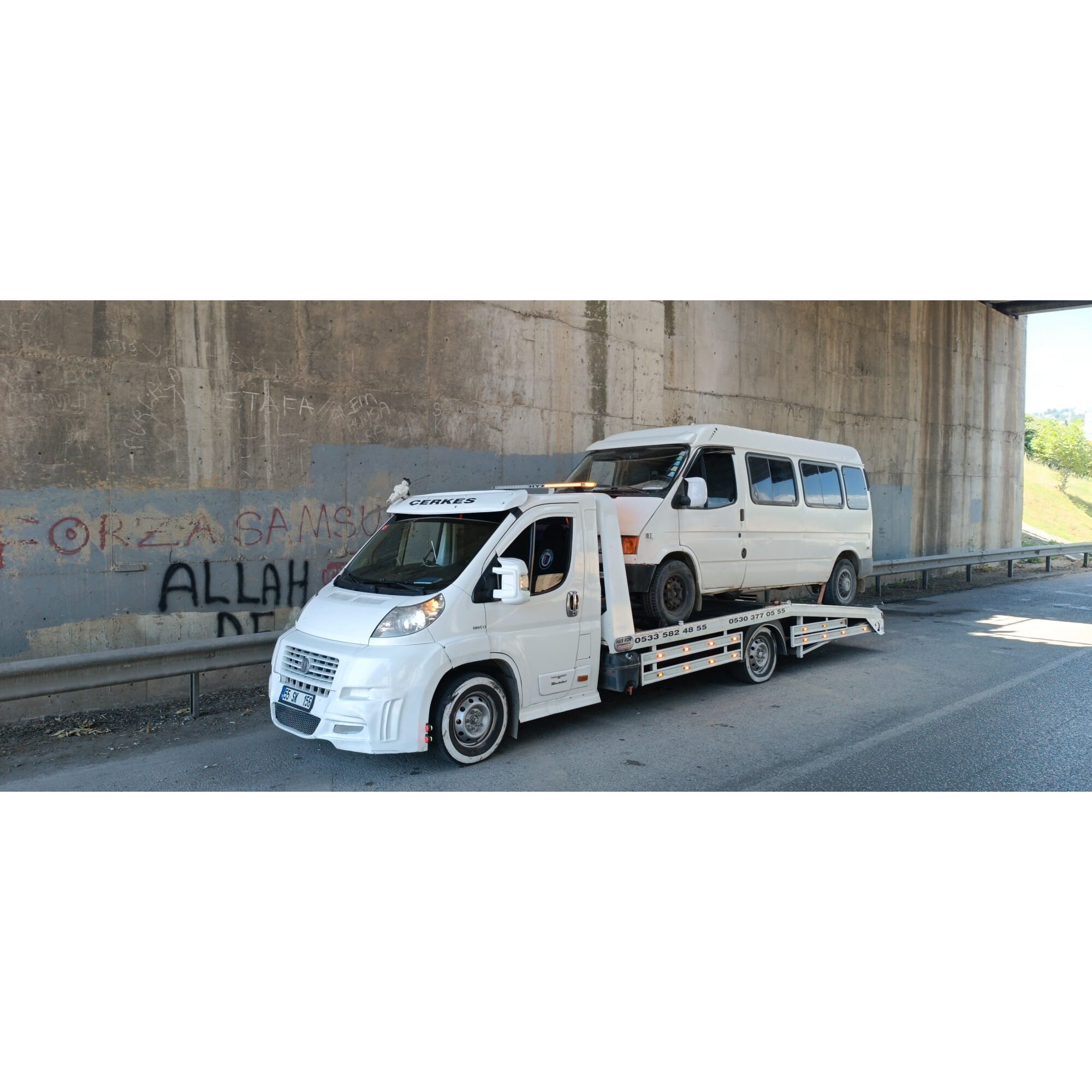 Samsun Otogar - Eski Sanayi bölgesinde tamamlanan Çekici işi