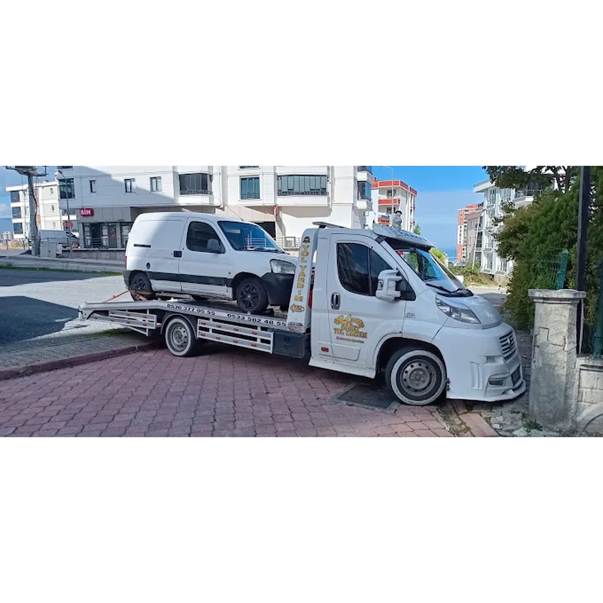 Balaç bölgesinde tamamlanan Çekici işi