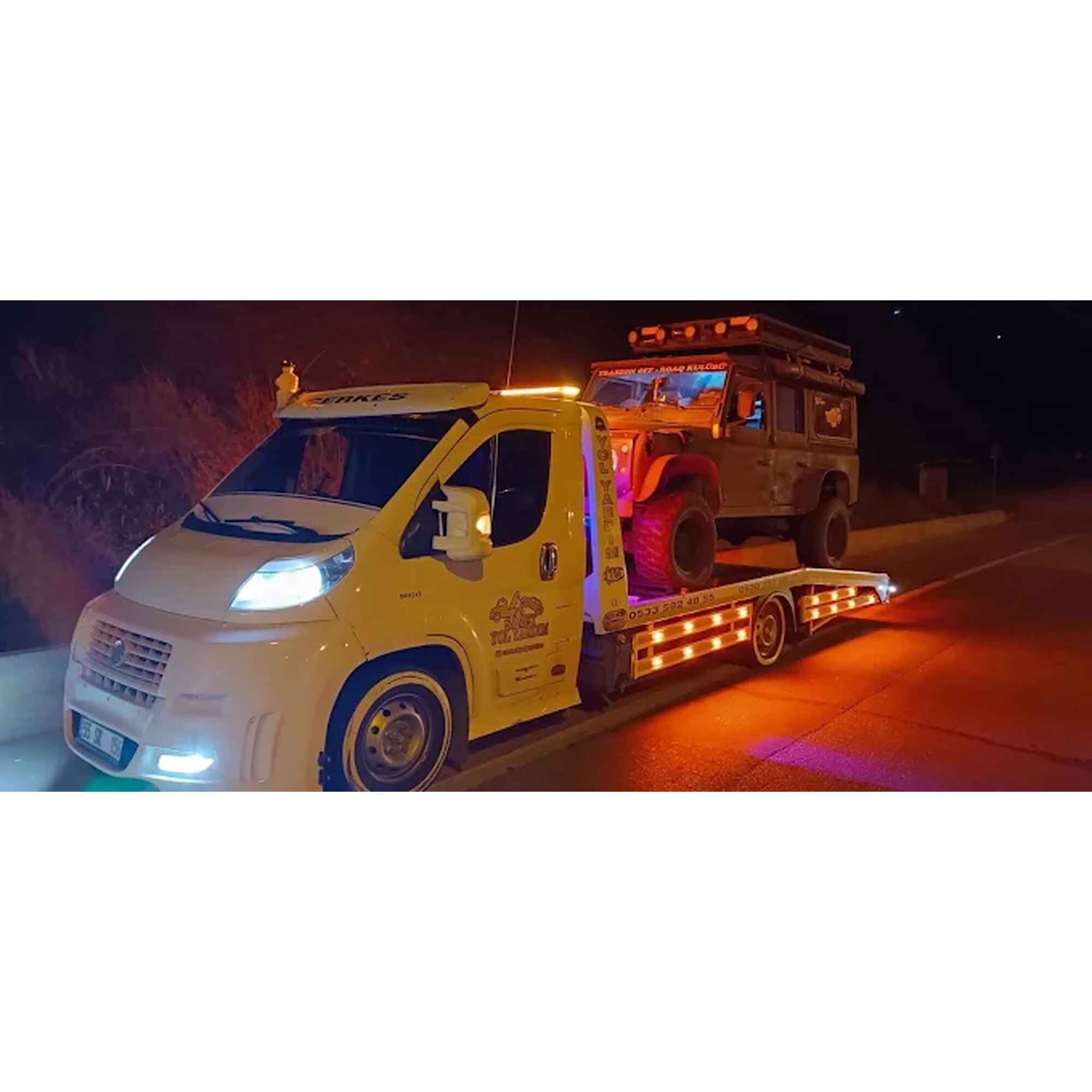Alaçam bölgesinde tamamlanan Çekici işi